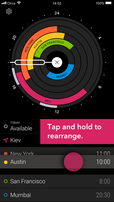 Circa³ – Time Zone Converter screenshot 1
