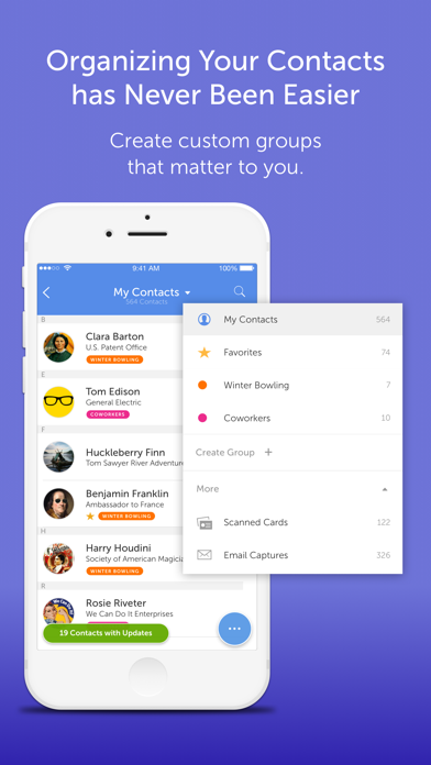 CircleBack - Updated Contacts screenshot 1