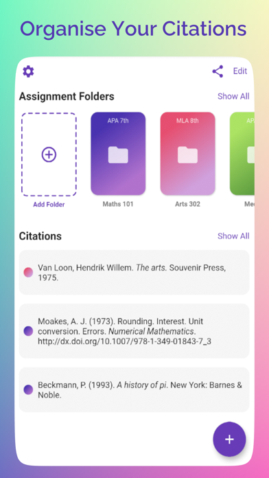 Cite It Now: Easy referencing screenshot 5
