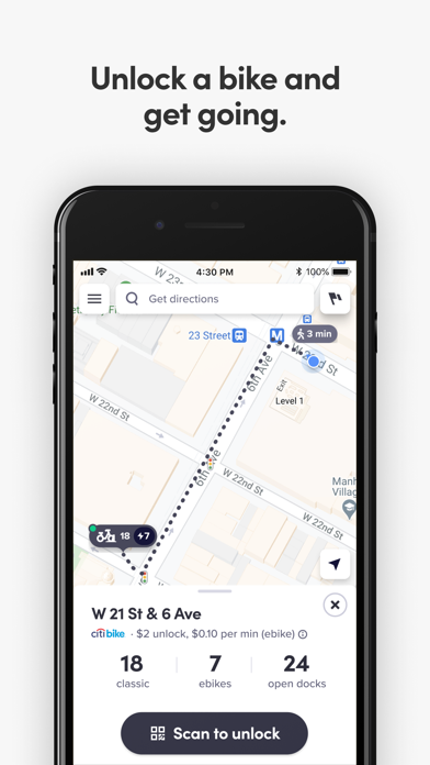 Citi Bike screenshot 2