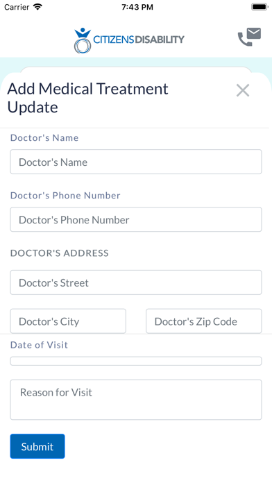 Citizens Disability Mobile screenshot 2