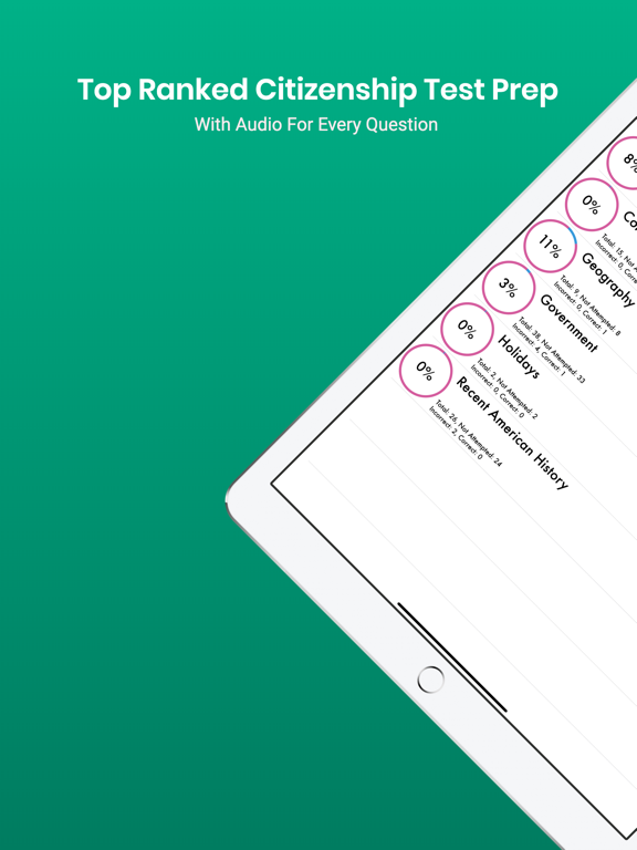 Citizenship Test with Audio screenshot 10