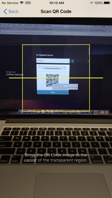 Citrix Secure Access client screenshot 2