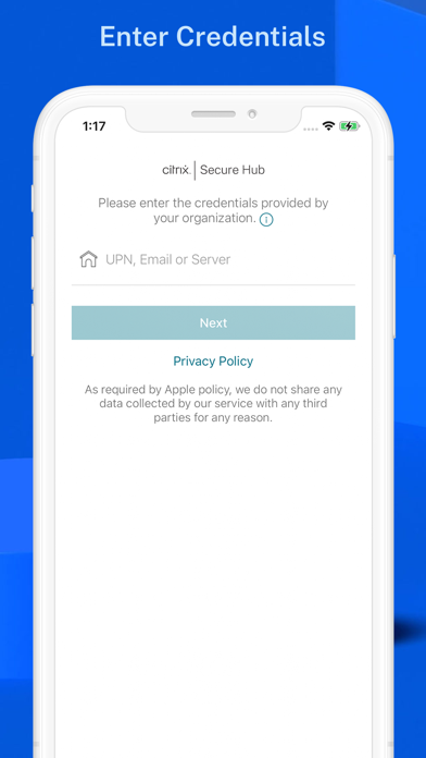 Citrix Secure Hub screenshot 5
