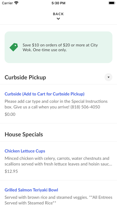 City Wok screenshot 2