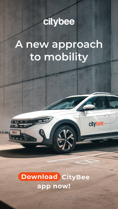 CityBee shared mobility screenshot 1