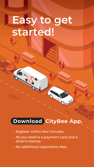 CityBee shared mobility screenshot 5
