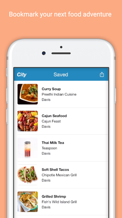 CityBites: Food Discovery App screenshot 1