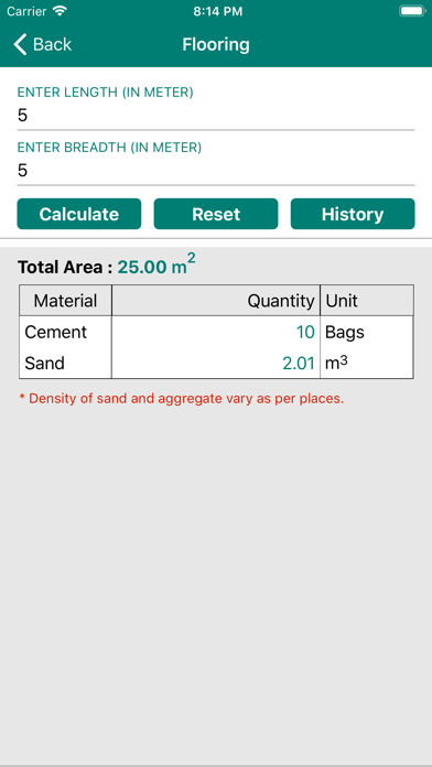 Civil Material Estimator screenshot 6