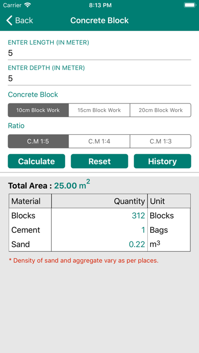Civil Material Estimator screenshot 7