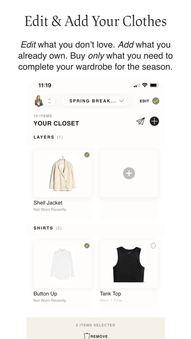 Cladwell: Outfit Planner screenshot 3