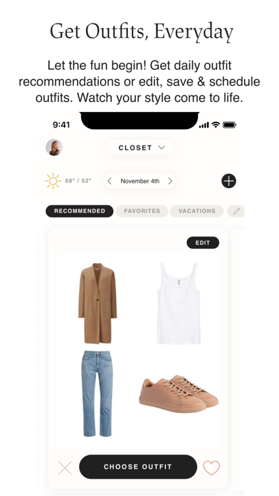 Cladwell: Outfit Planner screenshot 2