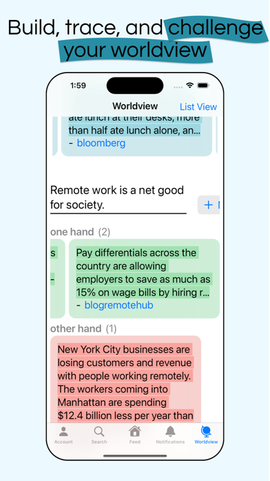 Clammer - Weave Your Worldview screenshot 1