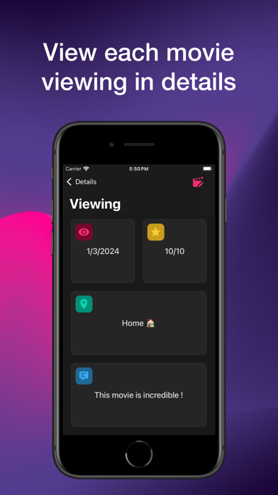 Clap - Movie Diary screenshot 3