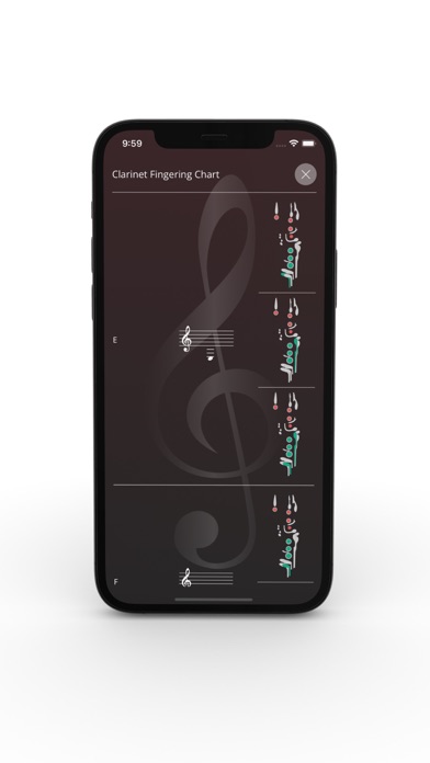Clarinet Fingering Chart Tool screenshot 3