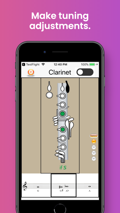 Clarinet Fingering & Tuning screenshot 1