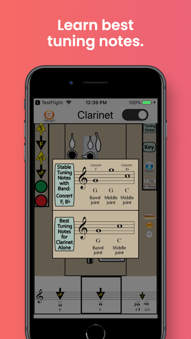 Clarinet Fingering & Tuning screenshot 2