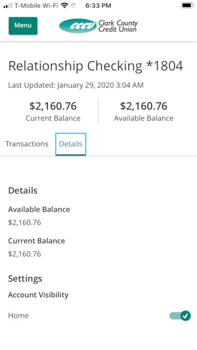 Clark County Credit Union screenshot 1