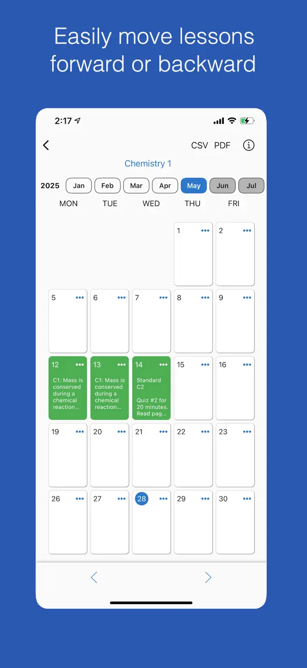 Class Planner (cloud) screenshot 2