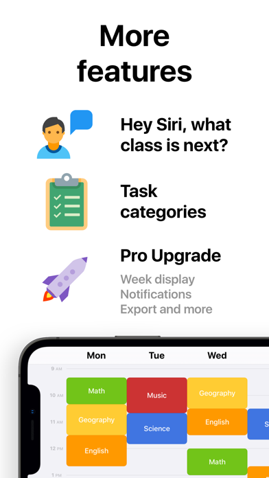 Class Timetable - Schedule App screenshot 2