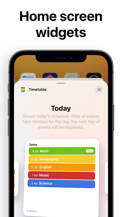 Class Timetable - Schedule App screenshot 5