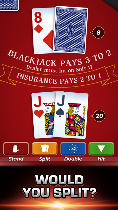 Classic Blackjack: 21 Casino screenshot 2