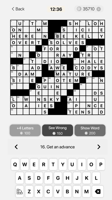Classic Crossword Puzzles screenshot 3