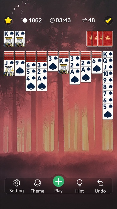Classic Spider Solitaire Mania screenshot 4