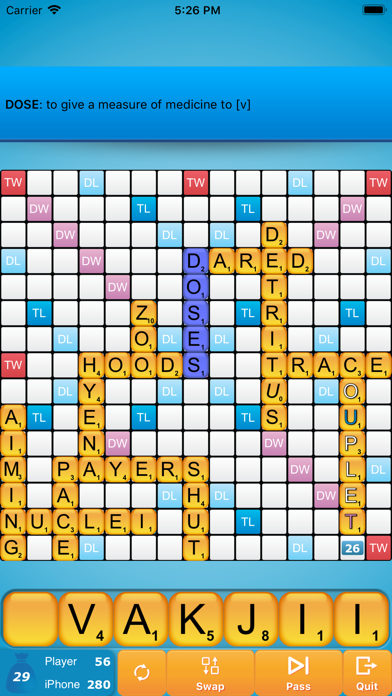 Classic Words (solo word game) screenshot 4