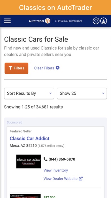 Classics on Autotrader screenshot 3