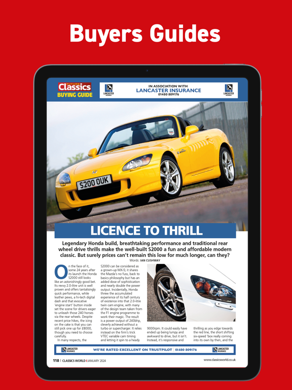 Classics World Magazine screenshot 6