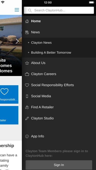 ClaytonHub screenshot 2