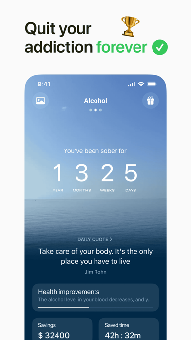 Clean Day — Sobriety Counter screenshot 8