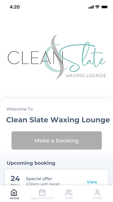 Clean Slate Waxing Lounge screenshot 3
