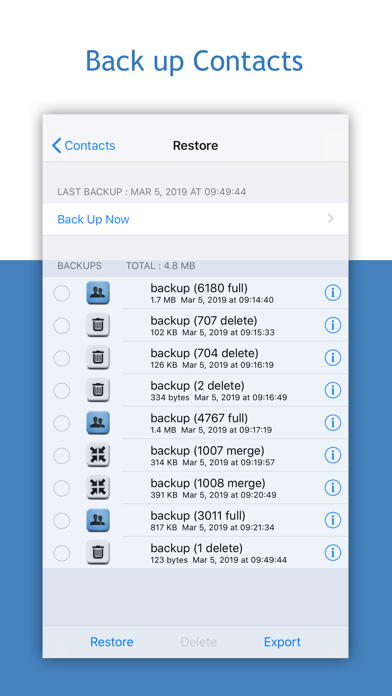 Cleaner - Merge Contacts screenshot 4