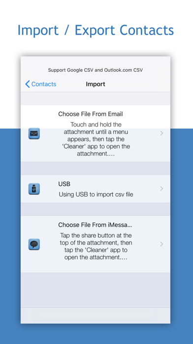Cleaner - Merge Contacts screenshot 3