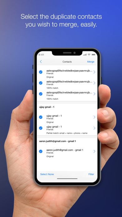 Cleanup Duplicate Contacts! screenshot 1