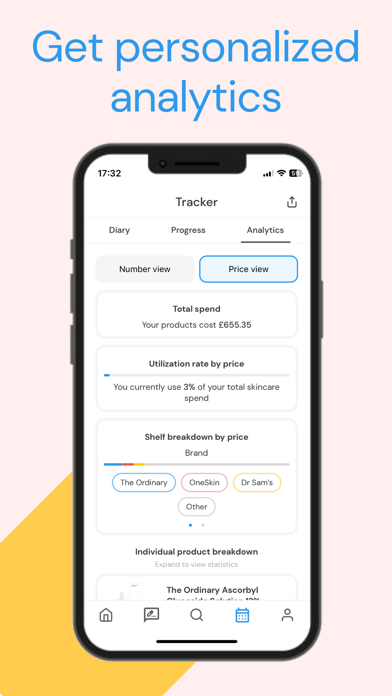 Clear: Social Skincare Tracker screenshot 1