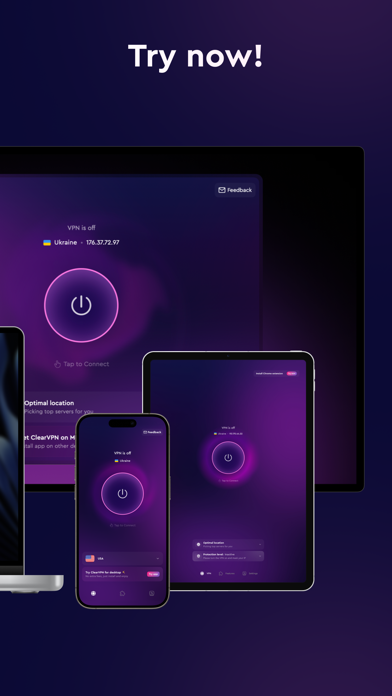 ClearVPN - Secure and Fast VPN screenshot 1