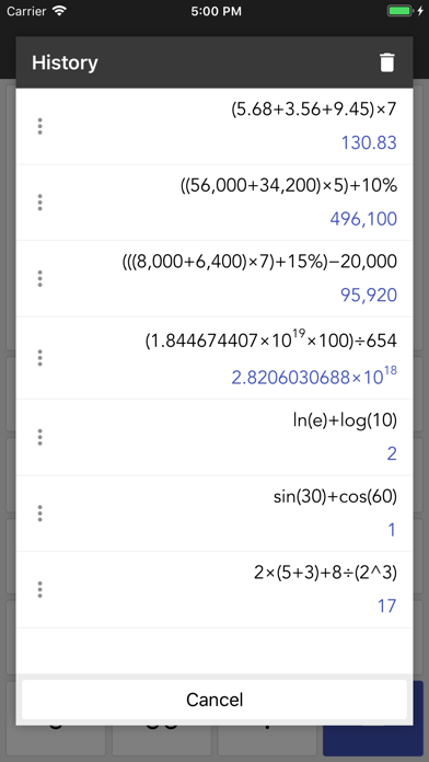 ClevCalc - Calculator screenshot 5