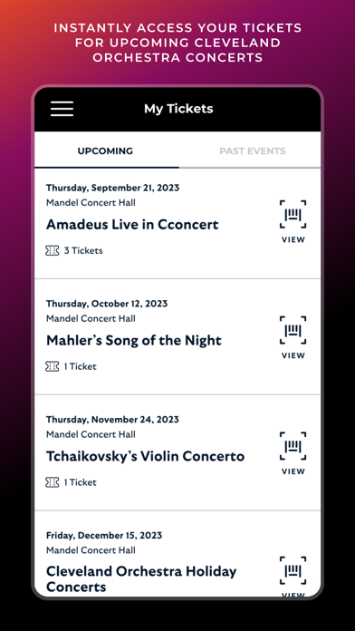 Cleveland Orch screenshot 5