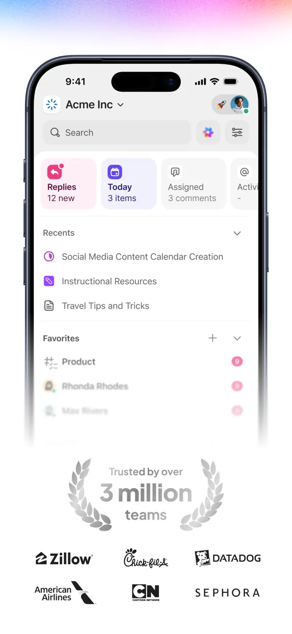 ClickUp: Tasks, Chat, Docs, AI screenshot 5