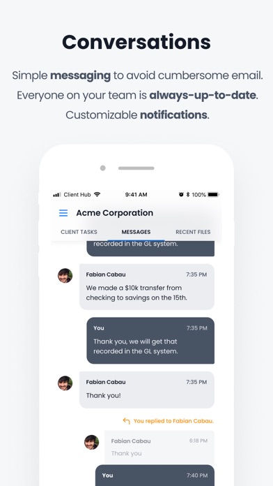 Client Hub screenshot 2