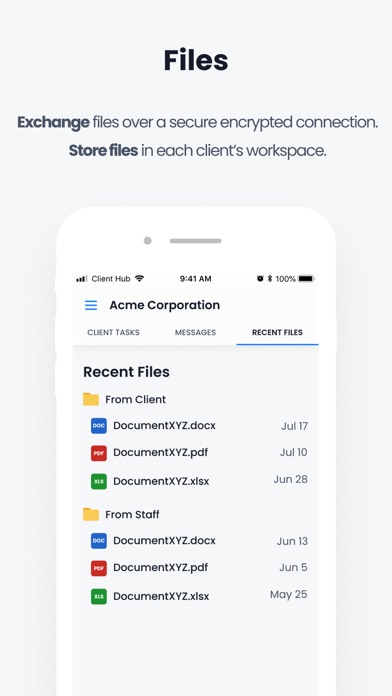 Client Hub screenshot 1