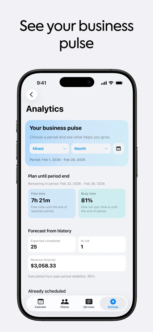Client Planner screenshot 3