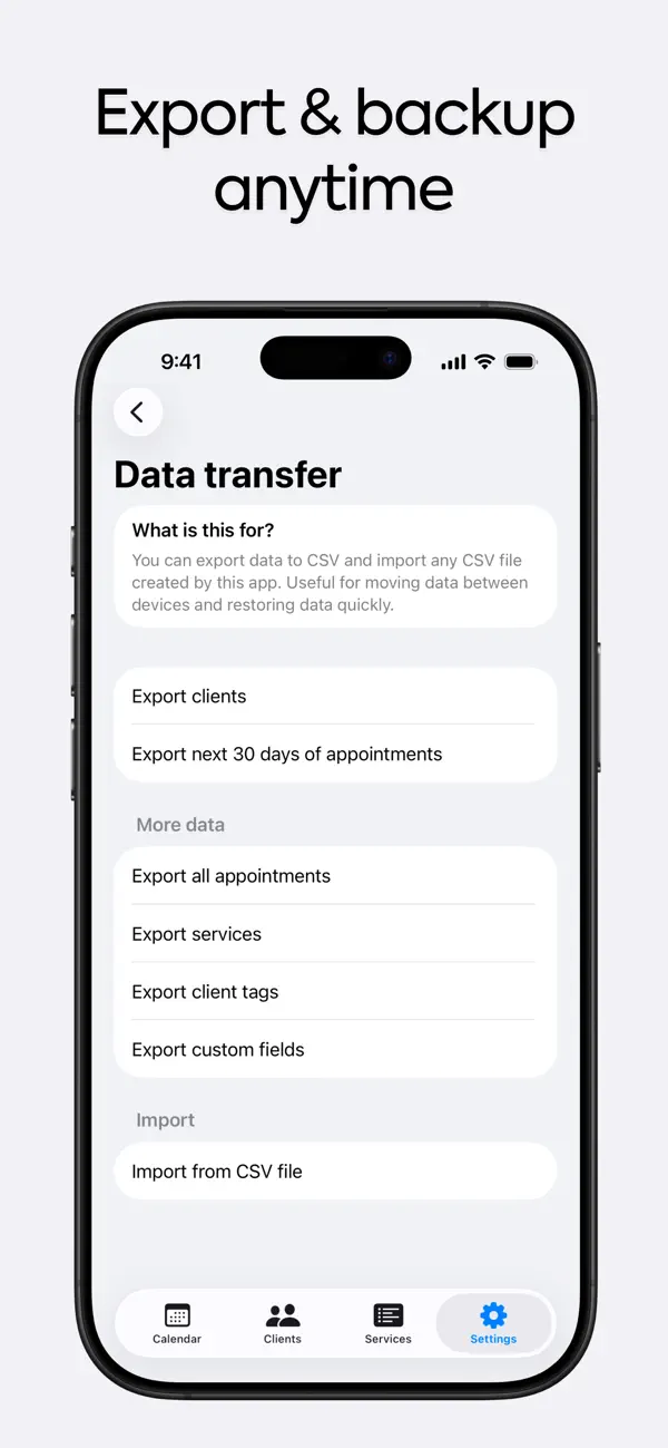 Client Planner screenshot 1