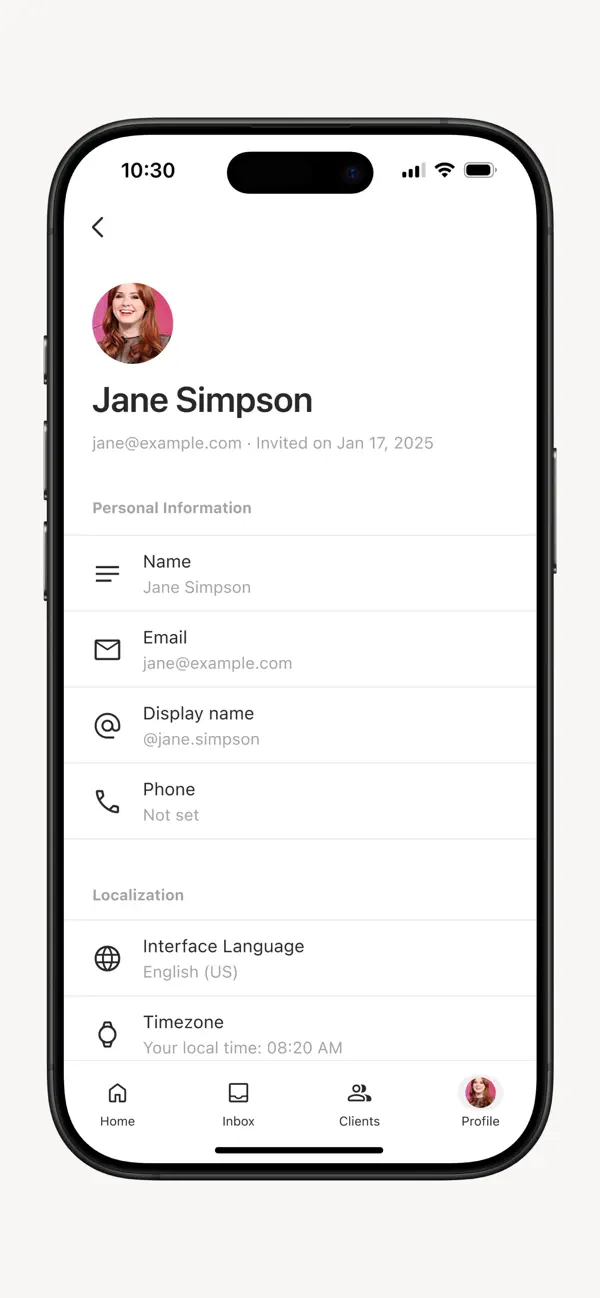Client Portal by Kitchen.co screenshot 1