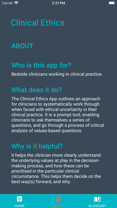 Clinical Ethics screenshot 2