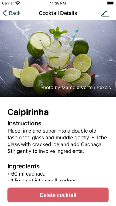 Clink: Cocktail Recipes screenshot 1