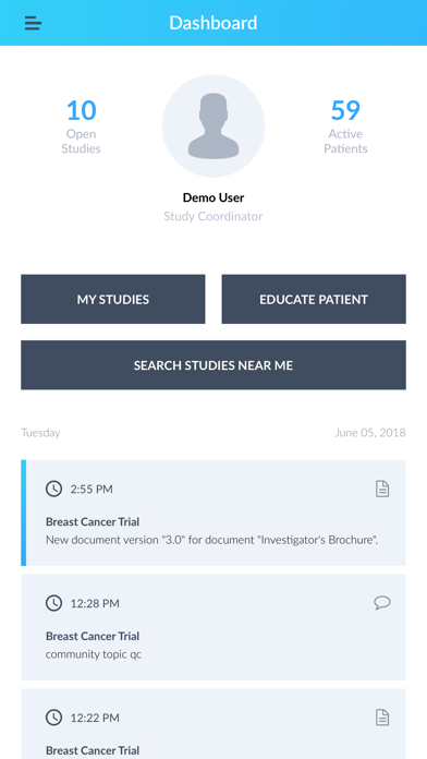 ClinOne screenshot 10
